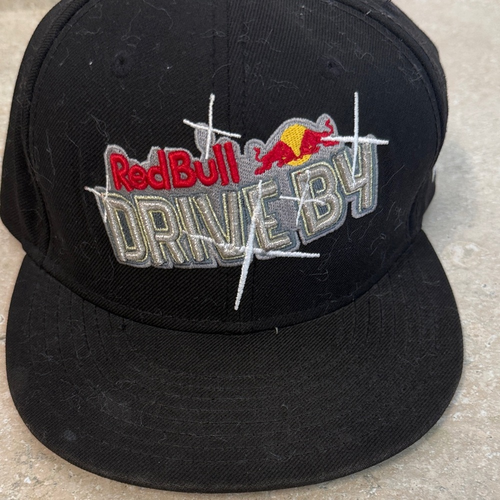 New Era Black Red Bull Drive By Hat